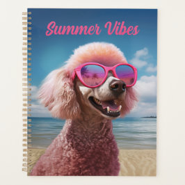 Roze Poedel Tropisch Paradijs Leuke Planner