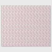 Roze Poedel Waterverf Cadeaupapier (Vlak)