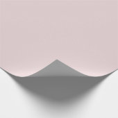 Roze Poederblush Effen Kleur Cadeaupapier (Hoek)