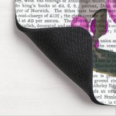 Roze poel en skateboard muismat (Hoek)