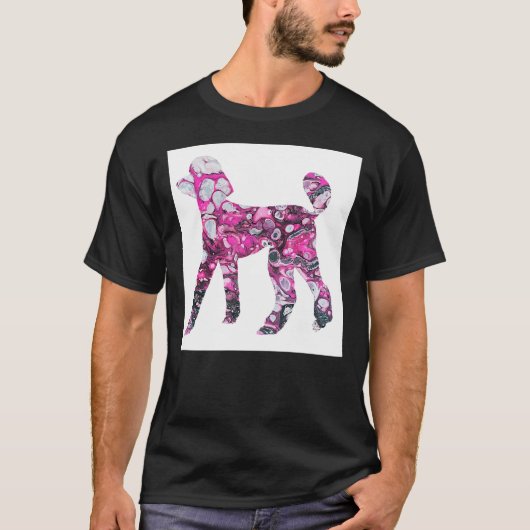 Roze poel van oorspronkelijke verf t-shirt (Voorkant)