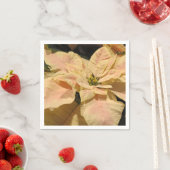 Roze Poinsettia Bloem Papieren Feestservetten Servet (Insitu)