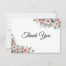 Roze Poinsettia Hartelijk dank