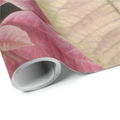 Roze Poinsettias Cadeaupapier (Rol Hoek)