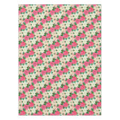 Roze Poinsettias Kerstmis Tafelkleed (Voorkant)