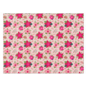 Roze Poinsettias Tafelkleed (Voorkant (Horizontaal))