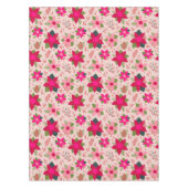 Roze Poinsettias Tafelkleed (Voorkant)