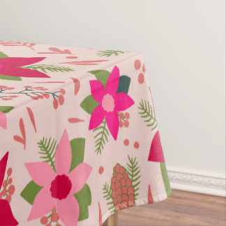 Roze Poinsettias Tafelkleed