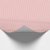 Roze poka Dot Gift Wrap Cadeaupapier (Hoek)