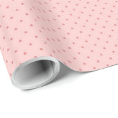 Roze poka Dot Gift Wrap Cadeaupapier (Rol Hoek)
