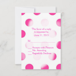 Roze poka Dot RSVP