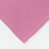Roze poka Dot Silhouette Bunny Fleece Blanket Deken (Hoek)