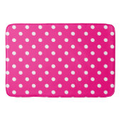 Roze poka Dots Badmat (Voorkant)