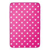 Roze poka Dots Badmat (Voorkant Verticaal)