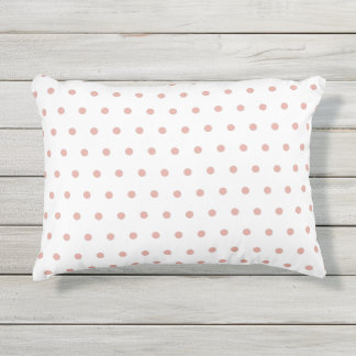 Roze poka Dots Buitenkussen