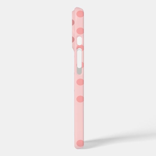 Roze poka Dots Case-Mate iPhone Case (Achterkant / Links)