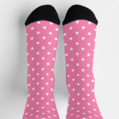 Roze poka Dots Crew Socks Sokken (Top)