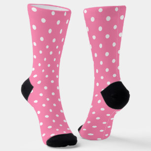 Roze poka Dots Crew Socks Sokken