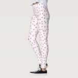 Roze poka Dots Cute & Preppy Leggings<br><div class="desc">Dit ontwerp kenmerkt een willekeurig patroon van kleine polka stippen! De extra kleurenregelingen evenals de coördinerende punten zijn beschikbaar in dit ontwerp. Neem contact met ons op als u dit ontwerp nodig hebt dat op een specifiek product wordt toegepast! Hartelijk dank voor het bekijken van een DoodleLulu tegen 2 juni...</div>