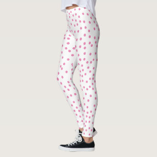 Roze poka Dots Cute & Preppy Leggings