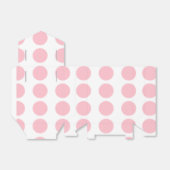 Roze poka Dots Design Favor Box Bedankdoosjes (Uitgevouwen)