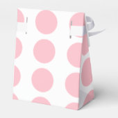 Roze poka Dots Design Favor Box Bedankdoosjes (Achterkant)