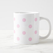 Roze poka Dots Grote Koffiekop (Rechts)