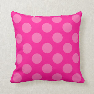 Roze poka Dots Kussen