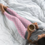 Roze poka Dots Leggings<br><div class="desc">Leggings met roze polka stip</div>