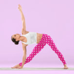 Roze poka Dots Leggings<br><div class="desc">Leggings met roze polka stip</div>