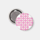 Roze poka Dots Magneet (Voorkant / Achterkant)