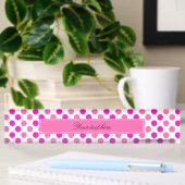 Roze poka Dots Naambordje