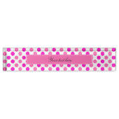 Roze poka Dots Naambordje (Voorkant)