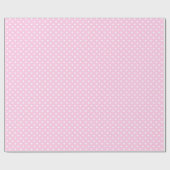Roze poka Dots Party-opvulpapier Cadeaupapier (Vlak)