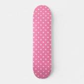 Roze poka Dots Skateboard Deck (Voorkant)