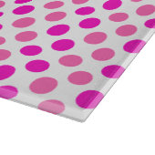 Roze poka Dots Snijplank (Hoek)