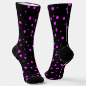 Roze poka Dots Sokken (Gebogen)