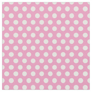 Roze poka Dots Stof