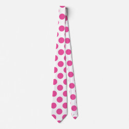 Roze poka Dots Stropdas