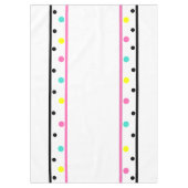Roze poka Dots Tafelkleed (Voorkant)