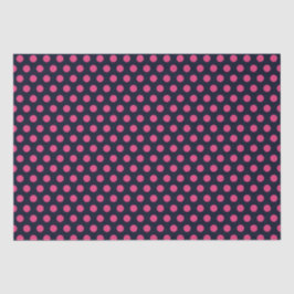 Roze poka Dots Tissuepapier