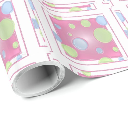 Roze pokadobox cadeaupapier (Rol Hoek)