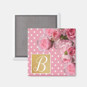 Roze pokadot en pony's magneet (Voorkant / Achterkant)