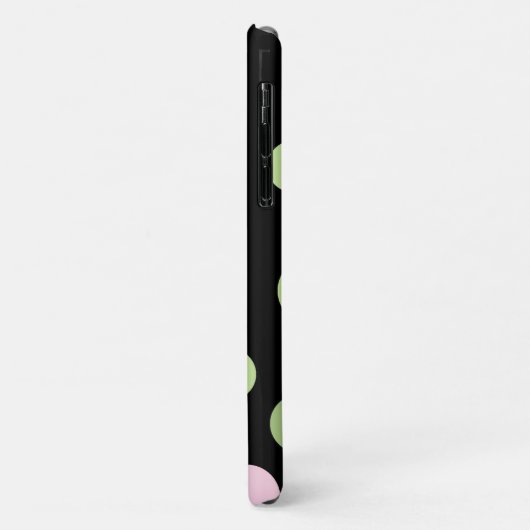 Roze pokadots, groene pokadots, Stippen, gedopt Case-Mate iPhone Case (Achterkant/links)
