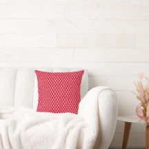 Roze pokadots op rood