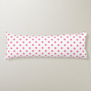 Roze pokadots Pattern Katoen Pillow Lichaamskussen