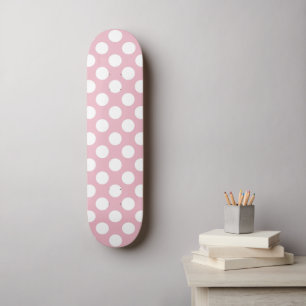 Roze pokadots, poolvlek, Stippen, gedopt Persoonlijk Skateboard