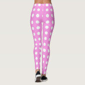 Roze - Poke a Dot Design Leggings (Achterkant)