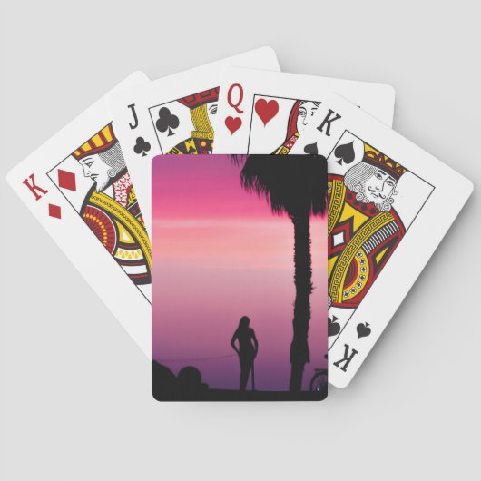 ROZE POKERKAARTEN (Achterkant)