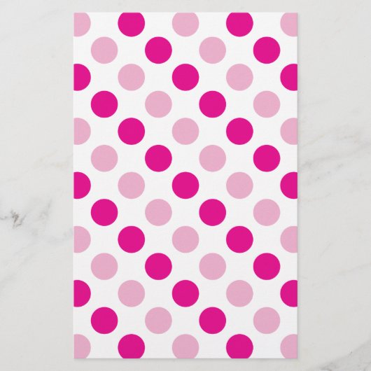 Roze pokkenpatroon briefpapier (Voorkant)